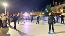Inauguration festive de la patinoire de Châteaudun
